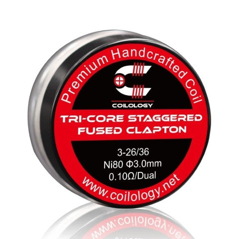 Coilology Tri-core Staggered Fused Clapton Handmade Coils 2pcs