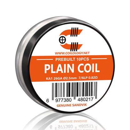 Coilology Plain Sandvik MTL Coils 8 Varieties | bearsvapes.co.uk