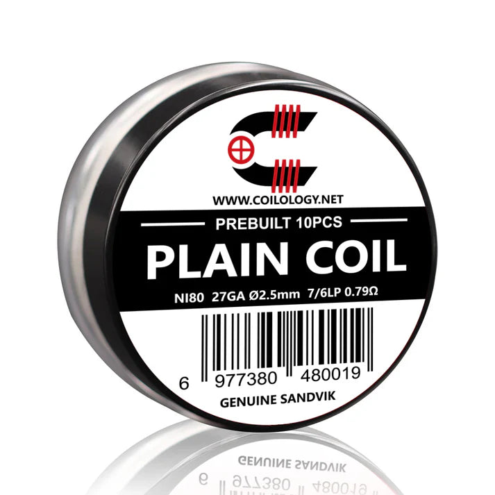 Coilology Plain Sandvik MTL Coils 8 Varieties | bearsvapes.co.uk