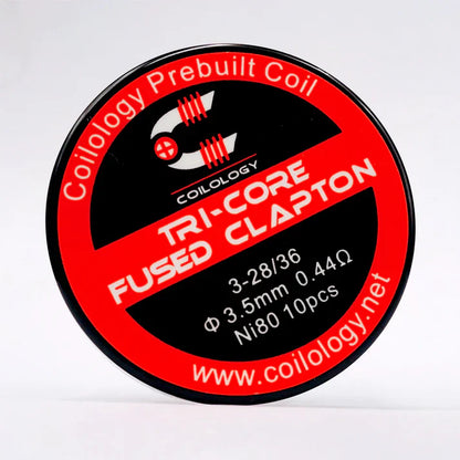 Coilology Tri-Core Fused Clapton Coils 10 Pack  | bearsvapes.co.uk