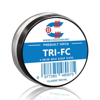Coilology Tri-Core Fused Clapton Coils 10 Pack  | bearsvapes.co.uk
