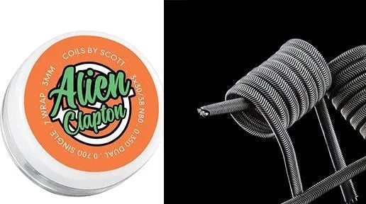 Coils By Scott Alien Claptons | UK Handmade Coils | bearsvapes.co.uk