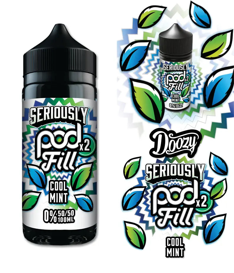 Doozy Seriously Pod Fill 2 Cool Mint Bottle