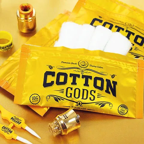 Cotton Gods By God of Vapers | 100% Organic Cotton | bearsvapes.co.uk