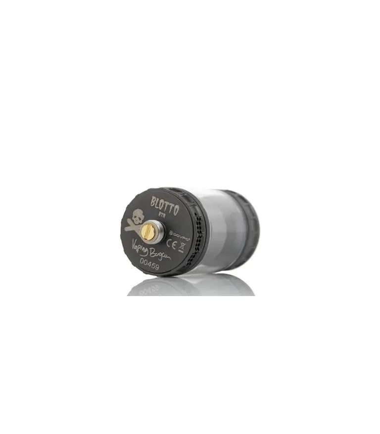 Vape tank with 'Blotto' branding on a white background