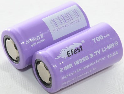 Efest IMR18350 700mAh 3.7V 10.5A 16.5A Battery | bearsvapes.co.uk