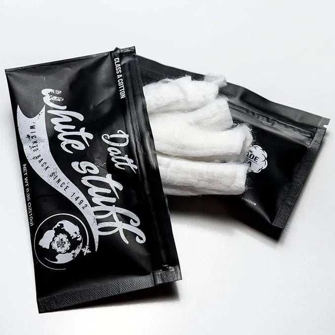 Datt White Stuff Cotton - Organic USA Cotton  | bearsvapes.co.uk