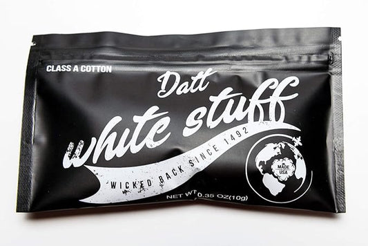 Dat White Stuff Cotton - Organic USA Cotton  | bearsvapes.co.uk