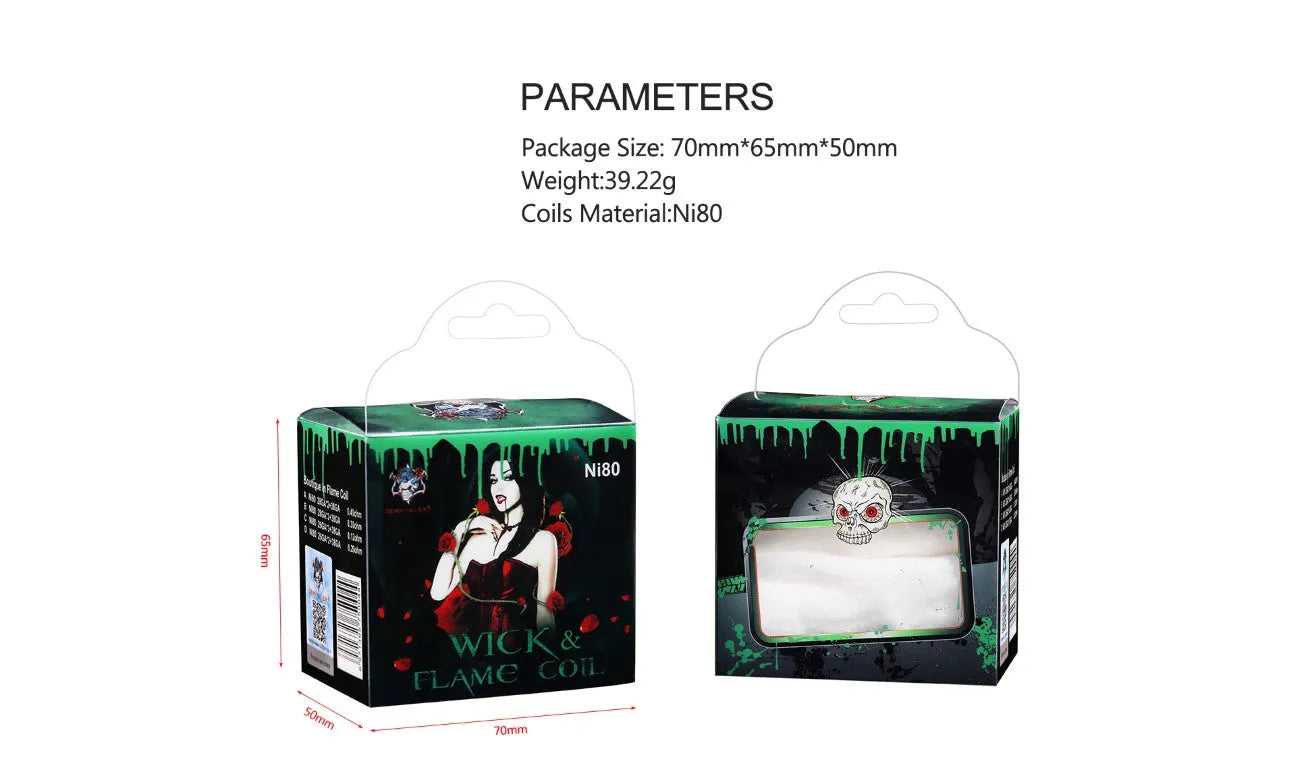 Demon Killer Wick & Flame Ni80 Coil Kit | bearsvapes.co.uk