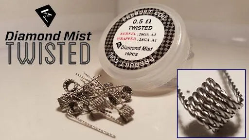 Diamond Mist Pre-made Coils | 10 Pack | FROM £4.95 | bearsvapes.co.uk