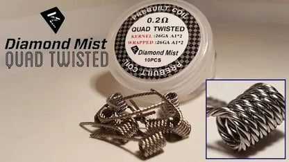 Diamond Mist Pre-made Coils | 10 Pack | FROM £4.95 | bearsvapes.co.uk