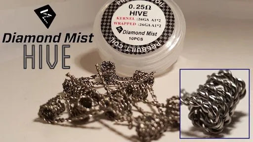 Diamond Mist Pre-made Coils | 10 Pack | FROM £4.95 | bearsvapes.co.uk