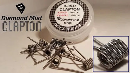 Diamond Mist Pre-made Coils | 10 Pack | FROM £4.95 | bearsvapes.co.uk