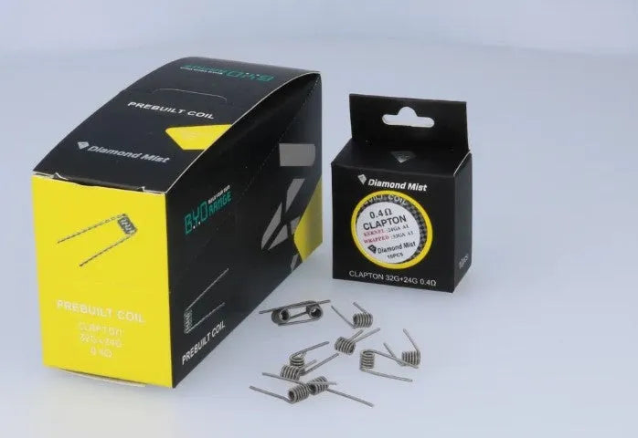 Diamond Mist Pre Made Clapton Coils | 10 Pack | bearsvapes.co.uk