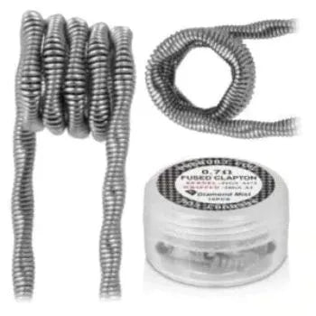 Diamond Mist Pre Made Fused Clapton Coils | 10 Pack | bearsvapes.co.uk