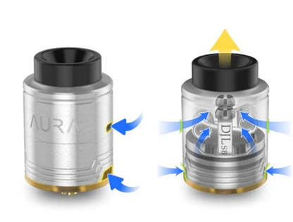 Digiflavor Aura RDA -A DJLSB Project 24mm Dual Coil | bearsvapes.co.uk