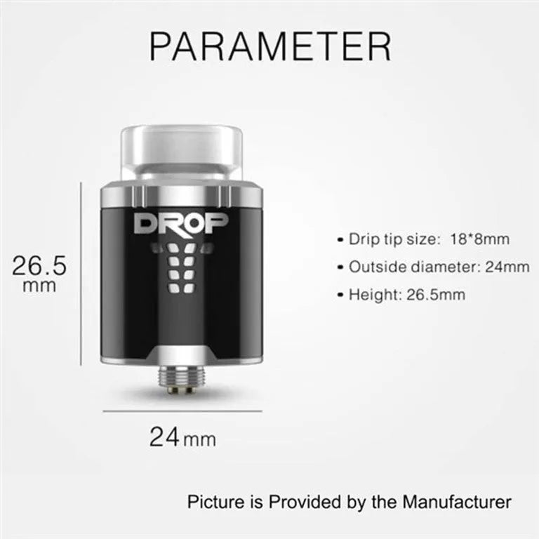 Digiflavor Drop RDA 24mm Four Post Dual Coil RDA bearsvapes