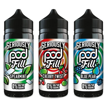 Doozy Seriously Pod Fills 100ml 50:50 Shortfills | bearsvapes.co.uk