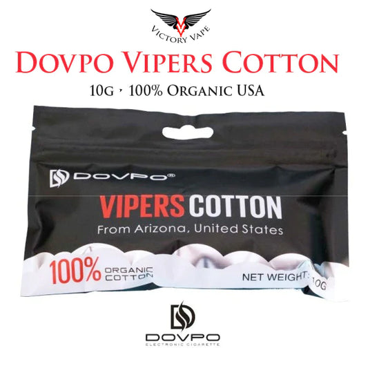 Dovpo Vipers Organic Arizona USA Cotton | bearsvapes.co.uk