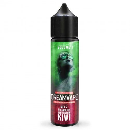 Dreamvape Mix 2 - Strawberry Watermelon Kiwi Shortfill 50ml 5 for 4