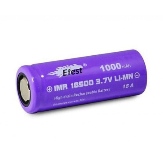 Efest IMR18500 1000mAh 3.7V 15A Battery | bearsvapes.co.uk