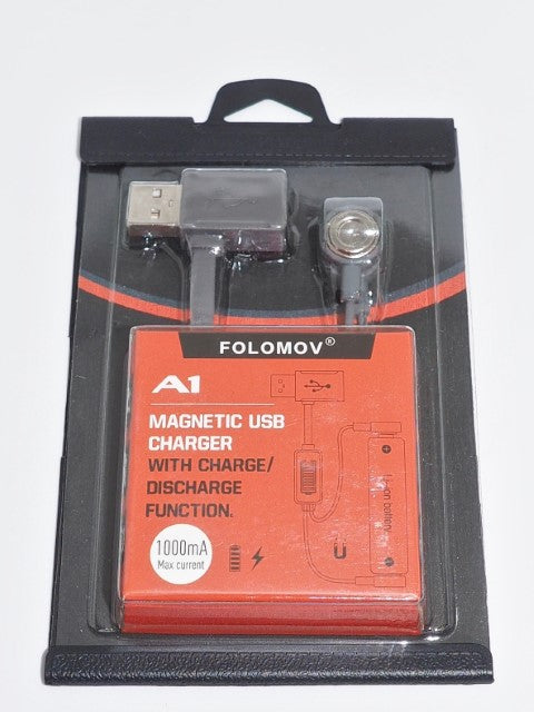 Folomov A1 Magnetic Travel Battery Charger | bearsvapes.co.uk