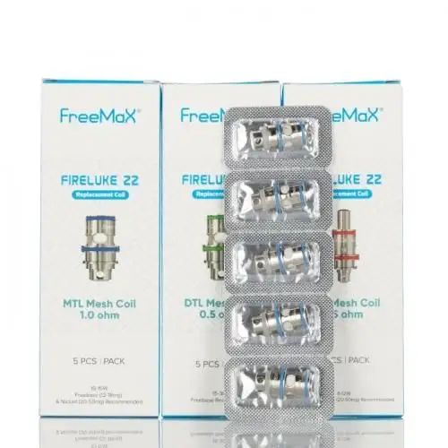 Freemax Fireluke 22 Replacement Coils | 5pk £5.95 | bearsvapes.co.uk