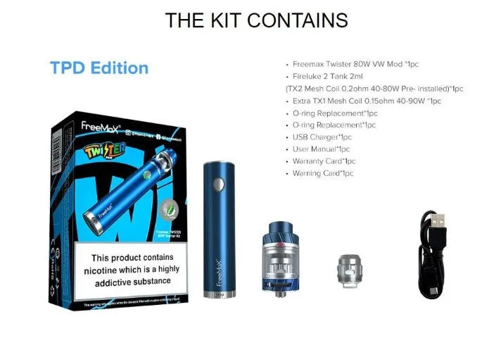 Freemax Twister Vape Kit | Fireluke 2 Tank | bearsvapes.co.uk