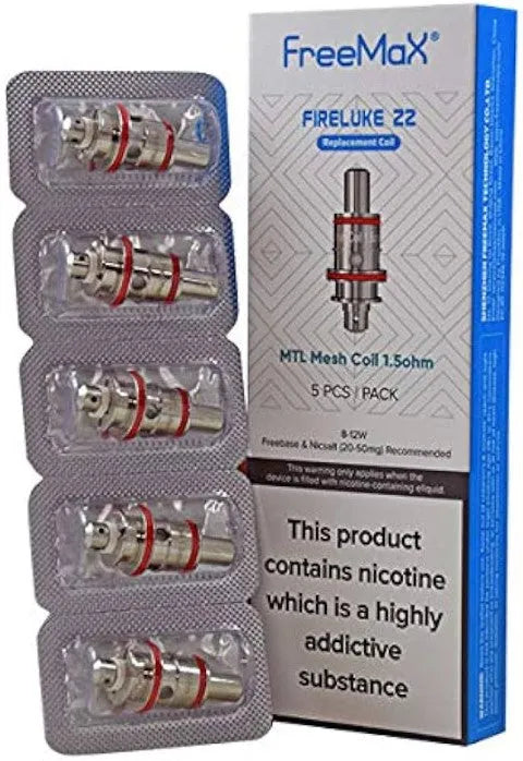 Freemax Fireluke 22 Replacement Coils | 5pk £5.95 | bearsvapes.co.uk