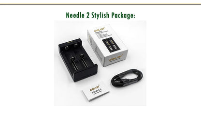 Golisi Needle 2 Smart USB Battery Charger  | bearsvapes.co.uk