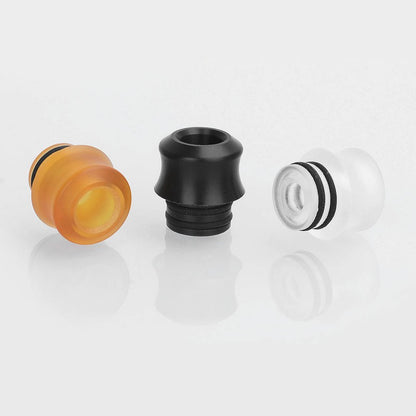 Gas Mods 3 in 1 510 Drip Tips | Ultem Clear Black | bearsvapes.co.uk