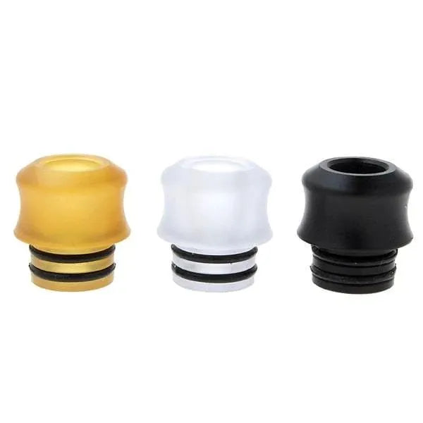 Gas Mods 3 in 1 510 Drip Tips | Ultem Clear Black | bearsvapes.co.uk