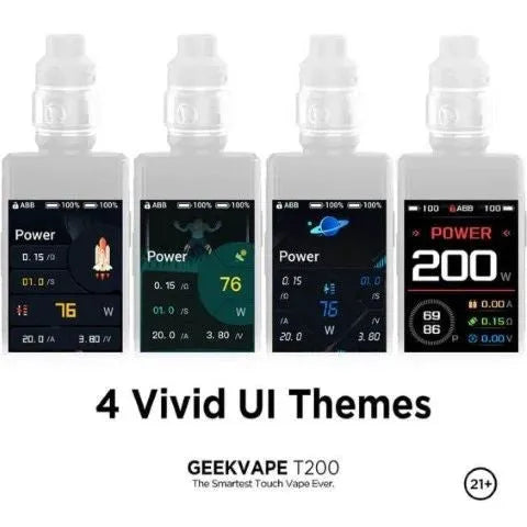 GeekVape T200 Aegis Touch Box Mod 2 Free Batteries | bearsvapes.co.uk