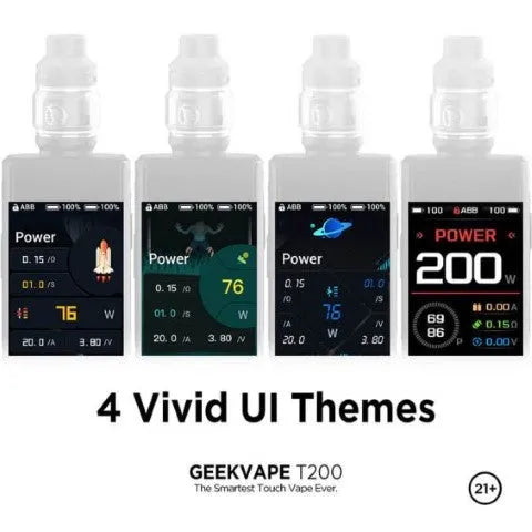 GeekVape T200 Vape Kit | Inc 2 Free 18650 Batteries | bearsvapes.co.uk