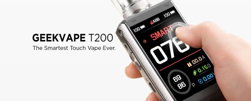 GeekVape T200 Vape Kit | Inc 2 Free 18650 Batteries | bearsvapes.co.uk