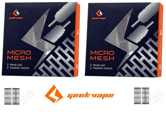 Geekvape Zeus X Micro Mesh Coil & Cotton Pack 2pcs | bearsvapes.co.uk
