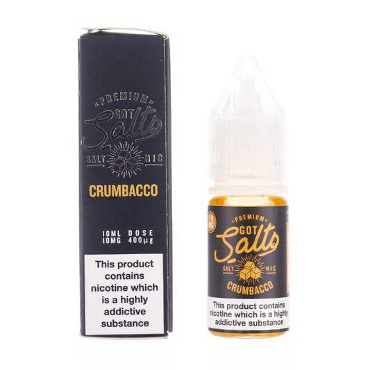Got Salt Crumbacco Nic Salt 4 For 3 Offer | bearsvapes.co.uk