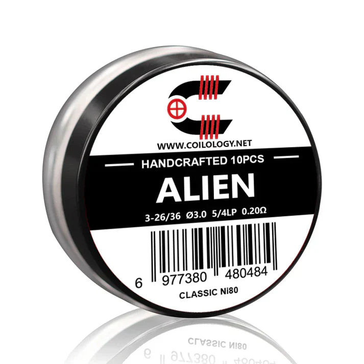 Handmade Coilology Alien Coils | 10 Pack 16 Types | bearsvapes.co.uk