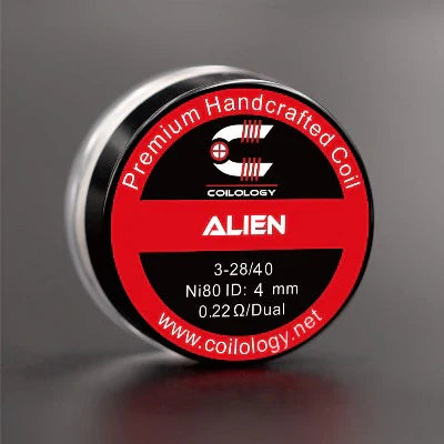 Handmade Coilology Alien Coils | 10 Pack 16 Types | bearsvapes.co.uk