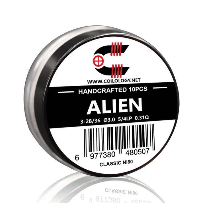 Handmade Coilology Alien Coils | 10 Pack 16 Types | bearsvapes.co.uk