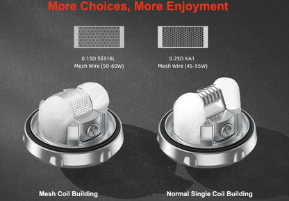 Hellvape Dead Rabbit M RTA Mesh Coils SS316L or KA1 | bearsvapes.co.uk