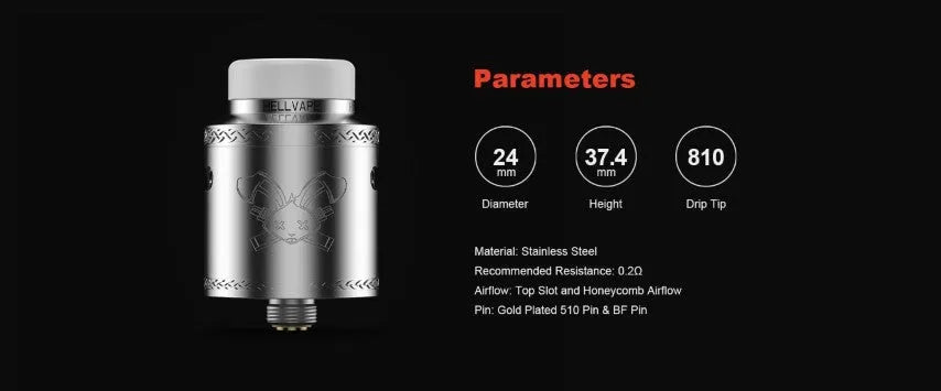 Hellvape Dead Rabbit V2 RDA | NOW ONLY £19.95 | bearsvapes.co.uk