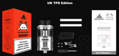 Hellvape Fat Rabbit RTA | Dual Coil 28mm RTA  | bearsvapes.co.uk