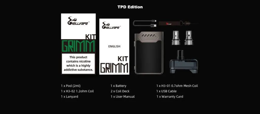 Hellvape Grimm Pod Kit | bearsvapes.co.uk