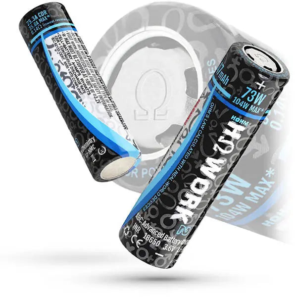 Hohm Tech WORK² 18650 2547mAh 24.7A Rechargeable Battery