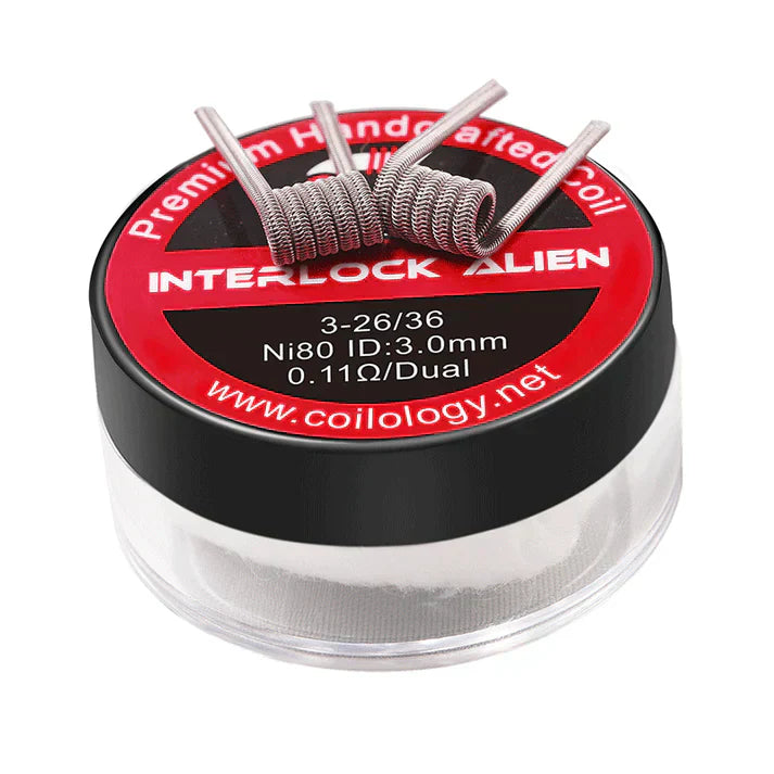 Coilology Interlock Alien Handcrafted Coils 10 Pack | bearsvapes.co.uk