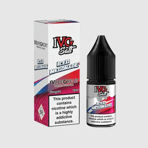 IVG Iced Melonade Nic Salt bottle and packaging on a white background
