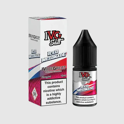 IVG Iced Melonade Nic Salt bottle and packaging on a white background