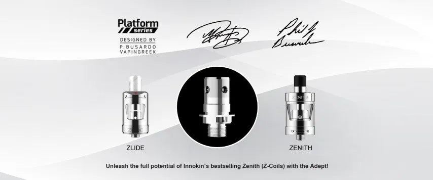 Innokin Adept Zlide Vape Kit | Incl MTL Zlide Tank | bearsvapes.co.uk