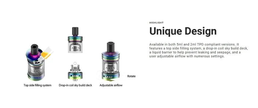 Innokin Ares MTL RTA  | bearsvapes.co.uk